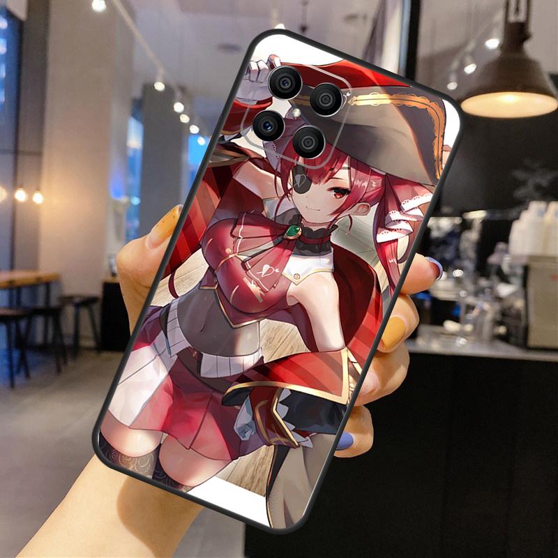 Houshou Marine Hololive For Honor Magic 8 7 6 Lite Case For Honor 200 400 Pro 50 70 90 X8c X8b X9a X9b X9c X9d Win RT