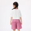 Girls' Color-Block Heart Print Cake Skirt Two-Piece Set