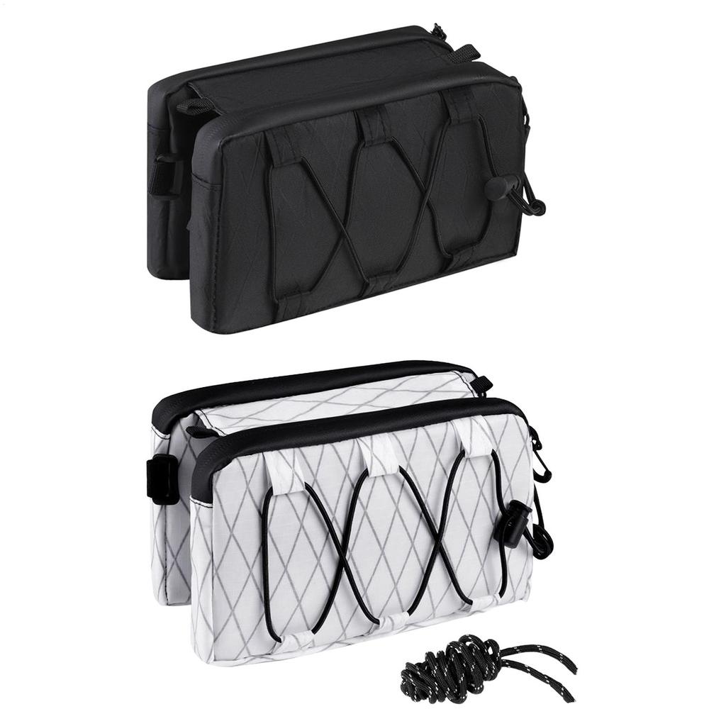 Bike Front Frame Bag Top Tube Bike/Bicycle Bag Waterproof Cycling Accessories Bike Pouch Saddle Bag for Mountain Bikes