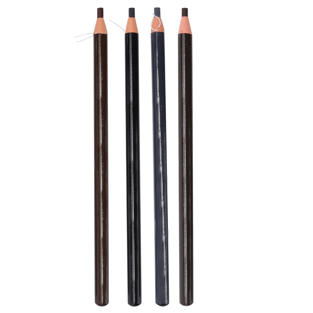 4pcs Eyebrow Pencil Longlasting Waterproof Nature Eyebrow Pen Cosmetic Tools Supplies