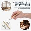 5PCS Original wood tone Log Color Dip Pen Holders Adjustable Dip Pen Poles  Gothic letter writing