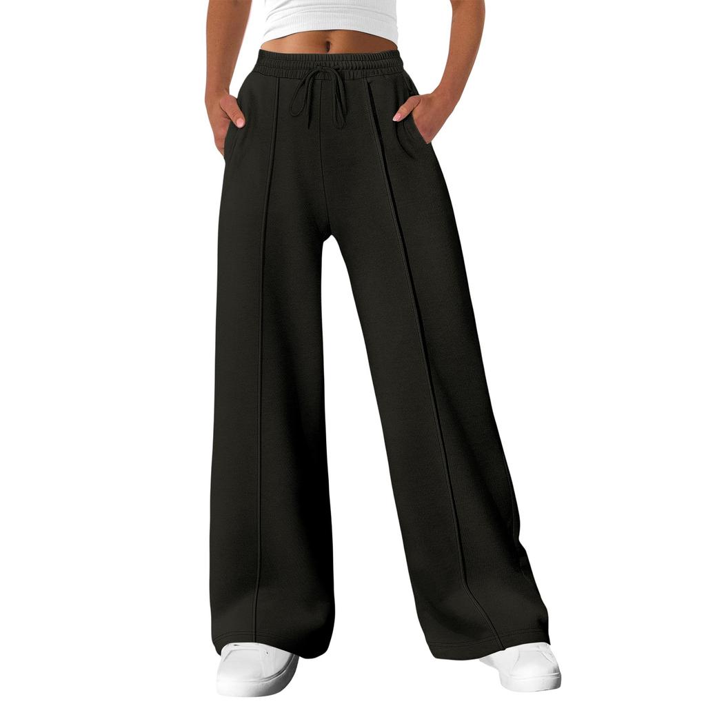 Women's High Waisted Wide Leg Sweatpants Casual Yoga Jogger Pants