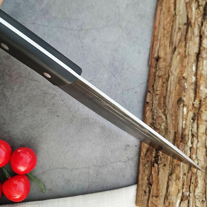 Handmade Chef Knife Meat Cleaver Stainless Steel Traditional Wood Handle Chinese Slaughter Knives