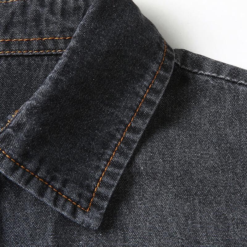 Men's Plus Size Denim Shirt