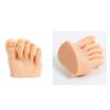 Practice Fake Foot Model Half Foot Design Fake Foot Flexible Silicone Prosthetic Manicure Tool for Nails Art Training