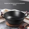 Zijin He's Refined Cast Iron Wok with Lid