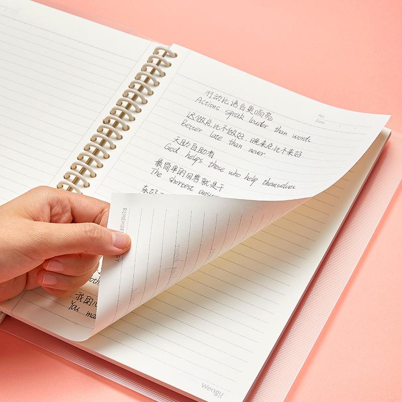 Wengu A5 Removable Loose-leaf Book B5 Plastic Coil High-value Notebook