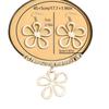 Ensemble de bijoux Collier pendentif fleur géométrique creuse corde noire Boucles d'oreilles fleur creuse