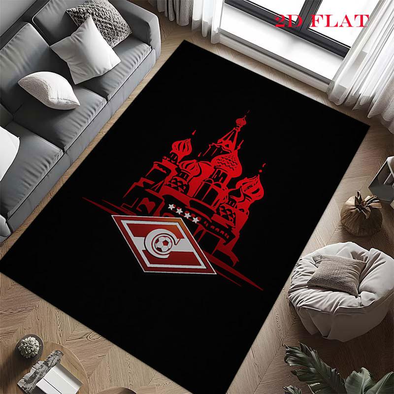 Spartak Moscow Dash Carpet Rug for Living Room Bedroom Home Sofa Decoration,Kids play Nonslip Floor Mat