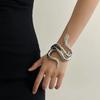 Retro Exaggerated Snake-shaped Bracelet Heavy Industry High-end Open Bracelet