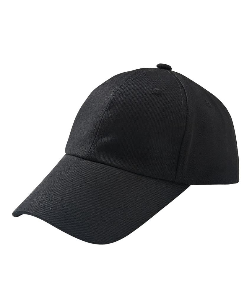 Nissen Washable UV Long Brim Cap LL Black Women's