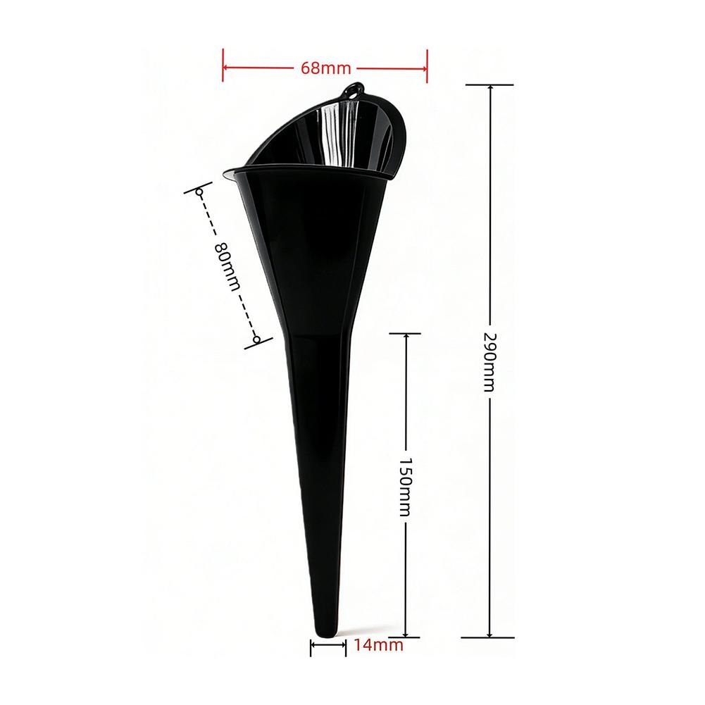 Hands‑Free Long Neck Oil Funnel Anti-splash Plastic Refueling Funnel Fuel Filling Tools For Car Motorcycle Engine Oil Transfer