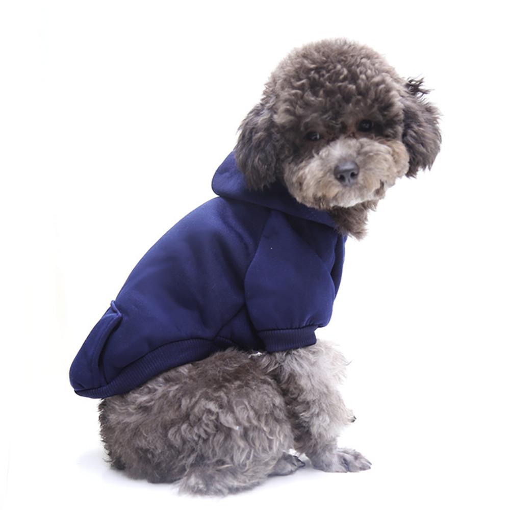 Solid Dog Hoodies Warm JUEothes for Small Medium Large Dogs Puppy Sweatshirts Pet Outfit Cat Costume