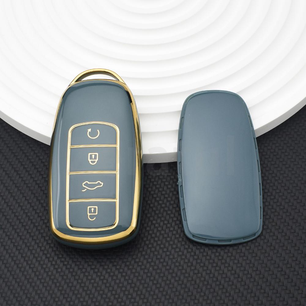 

Soft Tpu 4 Buttons Car Key Case Cover Protector For Chery Tiggo 8 Pro Tiggo 8Plus New 5 Plus 7Pro Shell Fob Case Holder