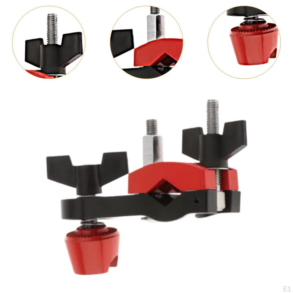 Drum Set Mounting Clamp, Mount Clip Extension Clamp Attachment for Concert Performance