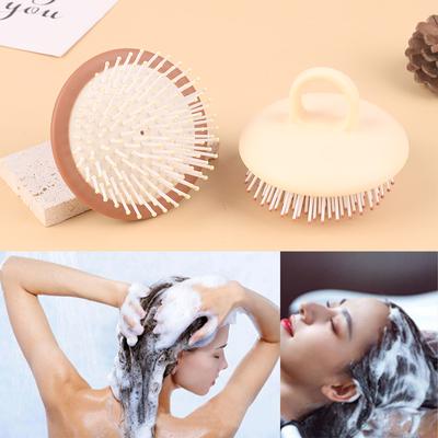 Wet And Dry Scalp Massage Brush Head Cleaning Adult Baby Soft Household Bath Silicone Combs Hair Care Styling Tools Accessories