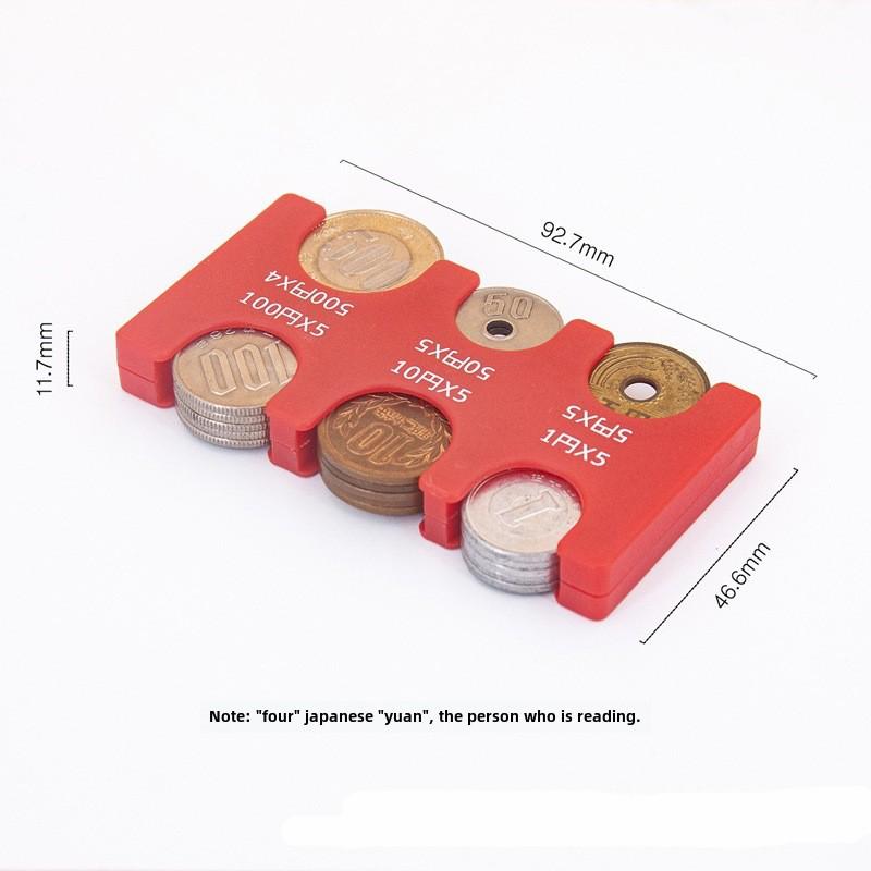 Large Capacity Japanese & Korean Coin Organizer - Multifunctional Yen Coin Storage Box