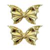 2/6Pcs Halloween Hair Clips Bat Wing Design Shiny Hairpin Women