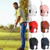 Mini Portable Leather Golf Ball Storage Pouch, Pocket Waist Holder Bag, Golf Ball Container for Outdoor Golf Sports