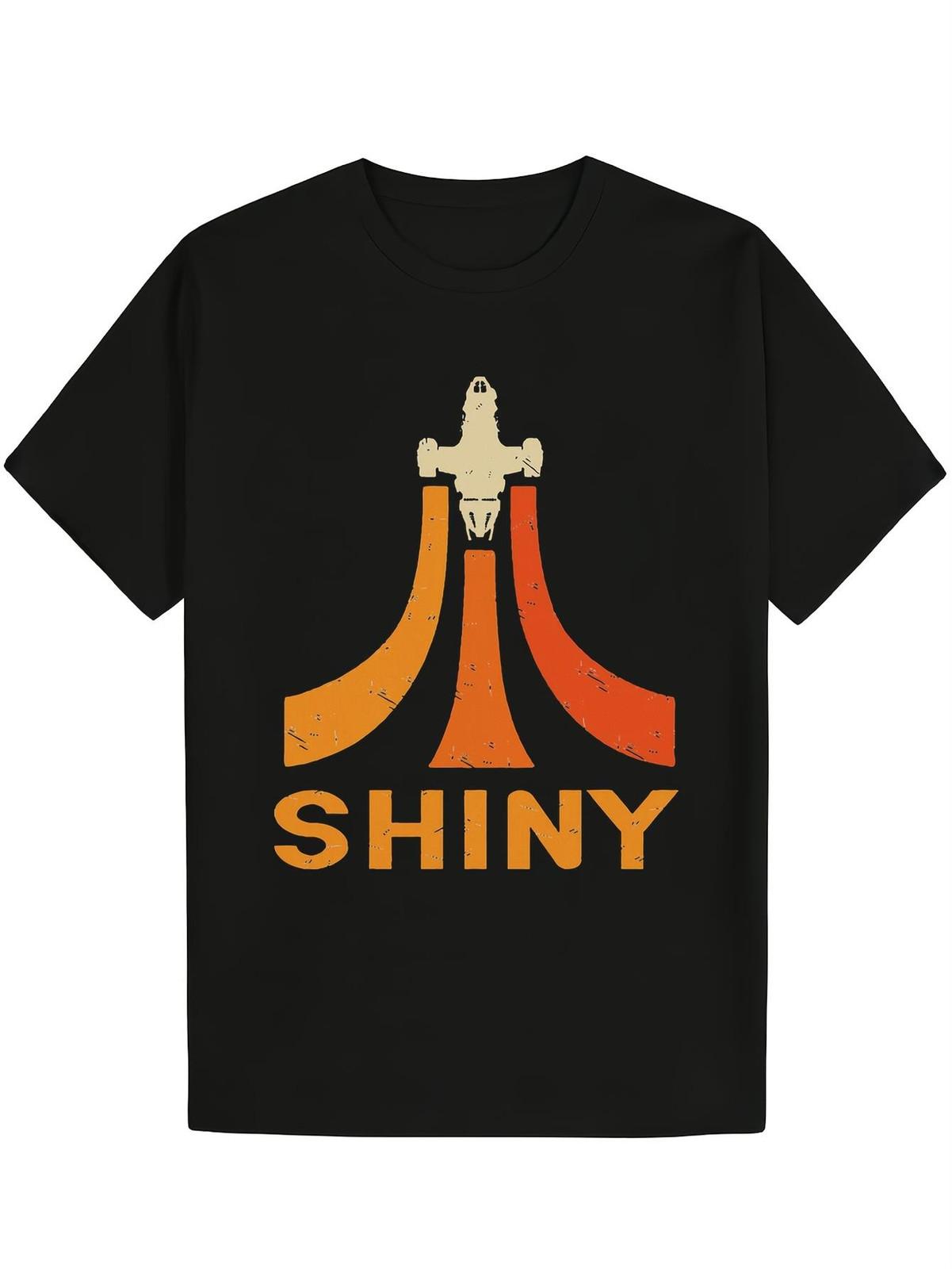 MenS Vintage Shiny Since 50 85meter Firefly Serenity T-Shirt - 100% Cotton, Ul S разноцветный