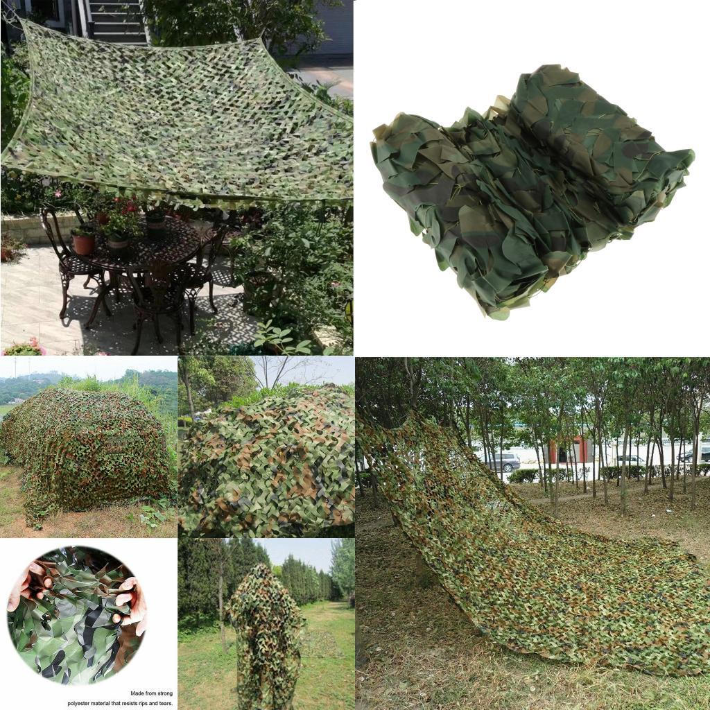 

Сетчатая Защитная от Солнца Декорация Camo Green