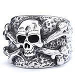 Vintage Punk Style Wielowzór Czaszki Pierścionki Unisex Biker Fajne Akcesoria na Palce