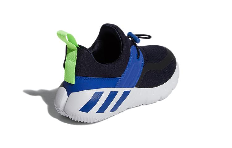 Adidas Rapida Abrasion Resistant Low top Running Shoes Black Blue Children Aged 3 7 Years Old GX7597