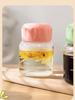 1PC mini water cup, glass milk cup, women's coffee milk cup, portable with high appearance, chubby cup, cute cup