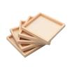 Wood Plate Tray Bottom Rack Pallet For Six-Sided Diy Painting Building Puzzle Blocks Tray For Kids Toy Storing Storage