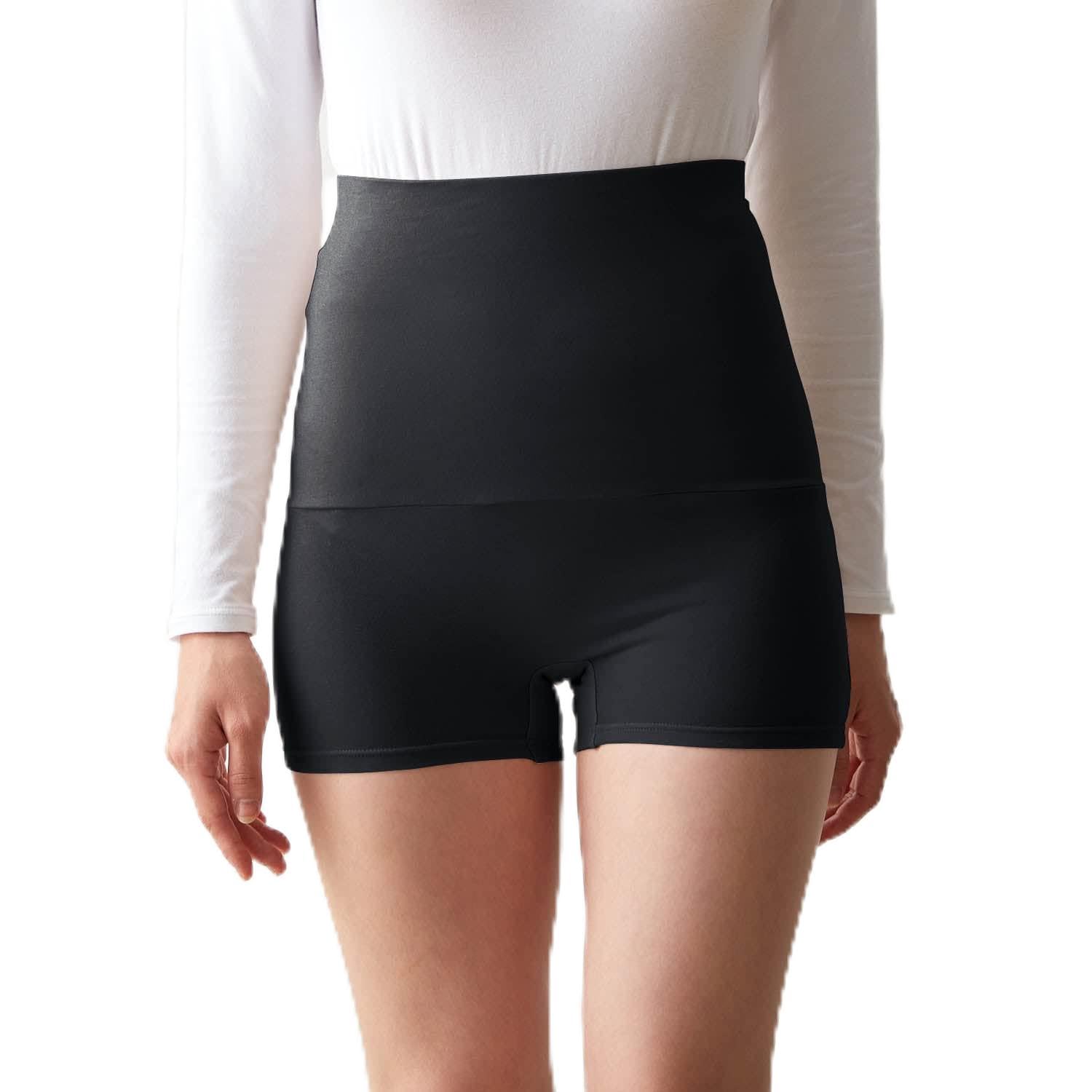 

Belle Maison Cotton Blend Shorts with Belly Warm Size S Women s High-Waisted Wrap, Innerwear, Hotcot, Black, чёрный