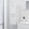 VidaXL Bathroom Cabinet White 30x30x80 Cm Chipboard