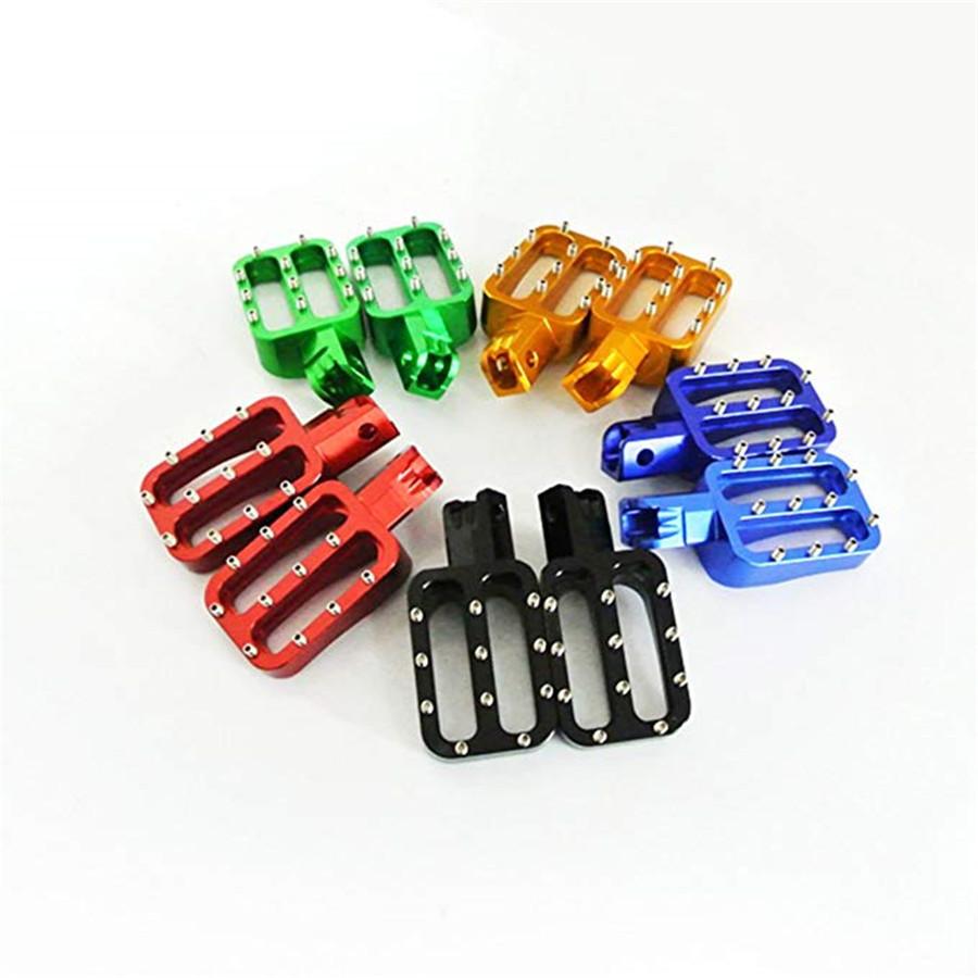 CNC Pit Bike Foot Pegs Rests Footpegs For MX CRF50 XR50 PW50 PW80 KLX110 TTR50