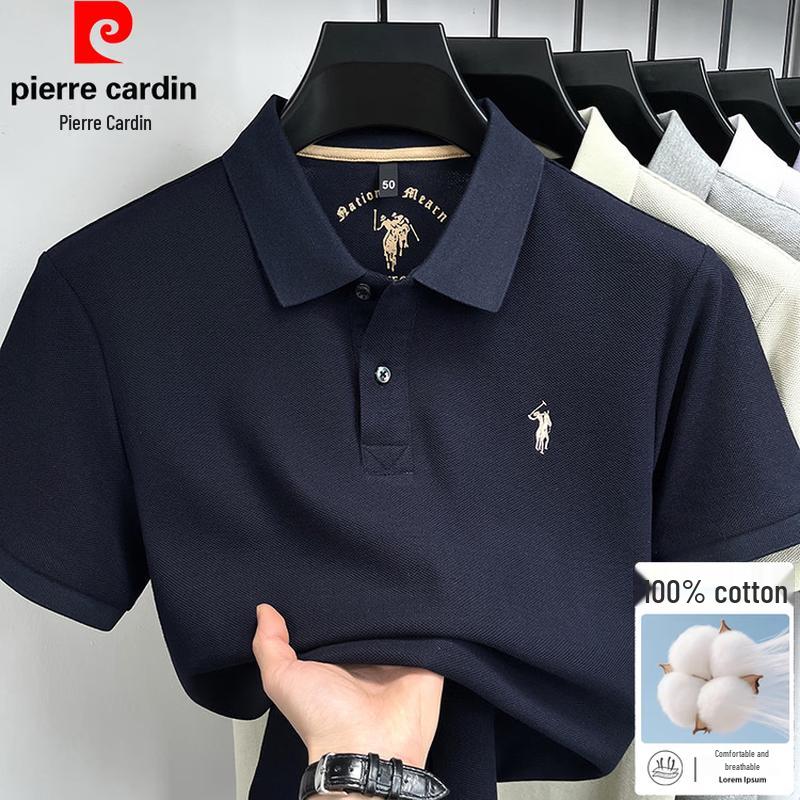 

Pierre Cardin Men s Embroidered Polo Short Sleeve Shirt 3XL
