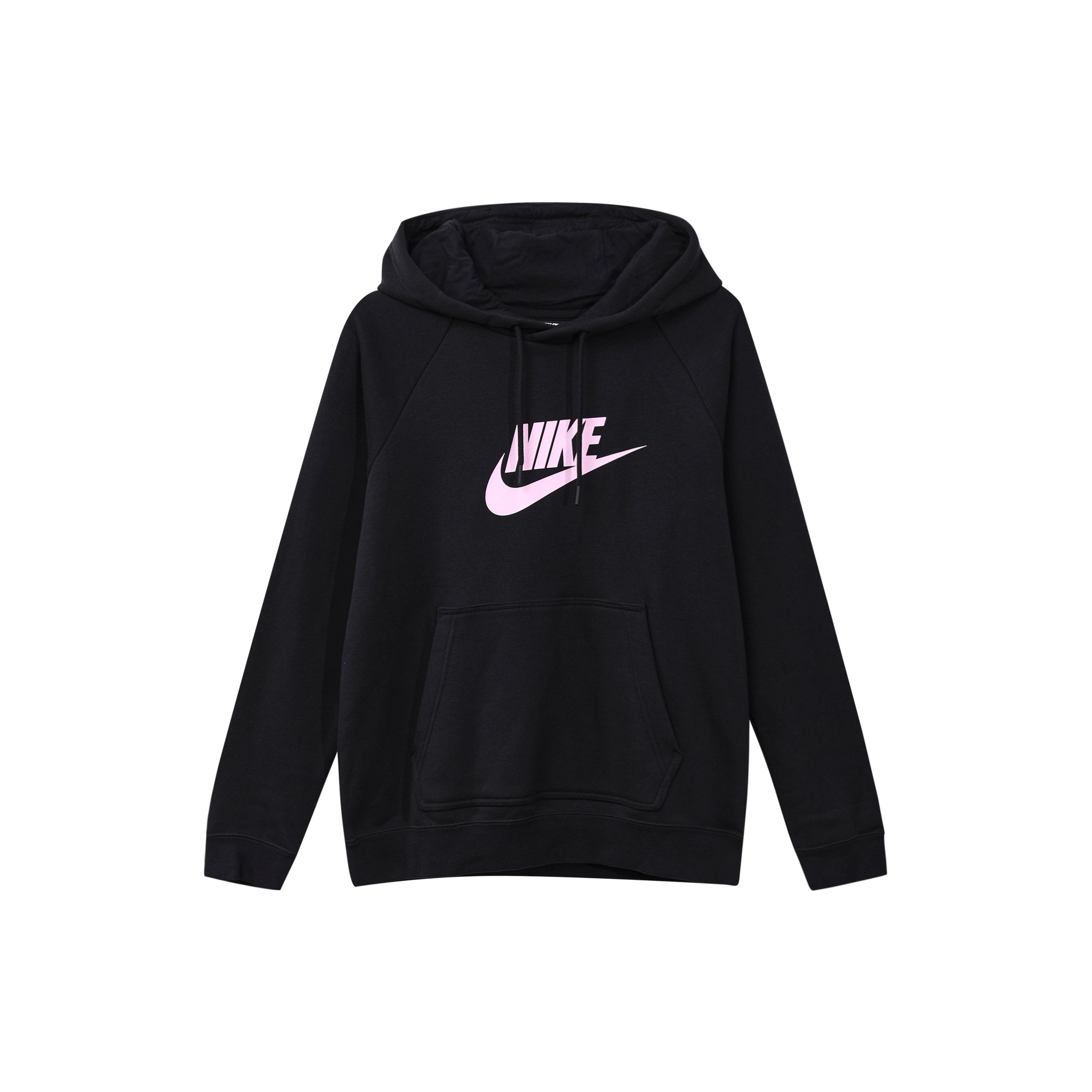 Nike Sportswear Essential Women s Fleece Hoodie Black Pink For Women DJ4127-010 S