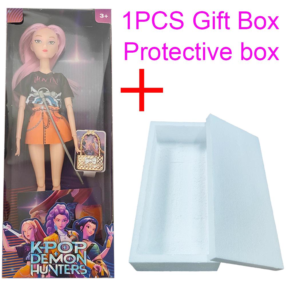 2026 HOT SALE Anime KPop Demon Hunters Doll Vinyl Toy Rumi Mira Zoi Character Vinyl Mask Figurine Birthday Gift Fan Club Gifts