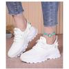 Women's Breathable Mesh Chunky Sneakers - Lightweight Athletic Shoes with Non-Slip Sole