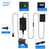 ACK-E18 AC Power Adapter LP-E17 Dummy Battery DR-E18 DC Coupler Kit for Canon EOS Rebel T6i T6s T7i T8i RP R10 77D 200D 250D