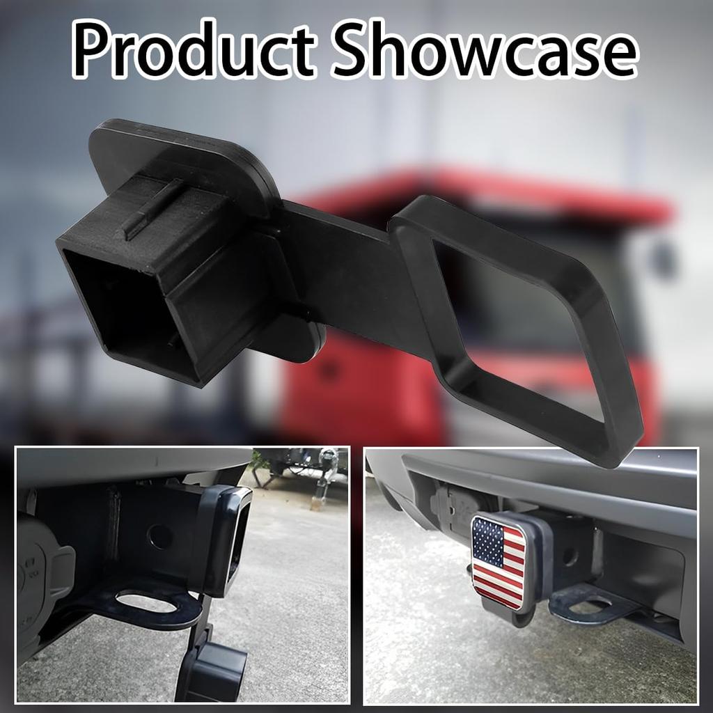 2 Inch Trailer Hitch Cover, American Flag Tube Plug Ert Cap Fit For 2" Receivers, Car Exterior Accessories, US Patriotic Tow Hitch Cover For Most