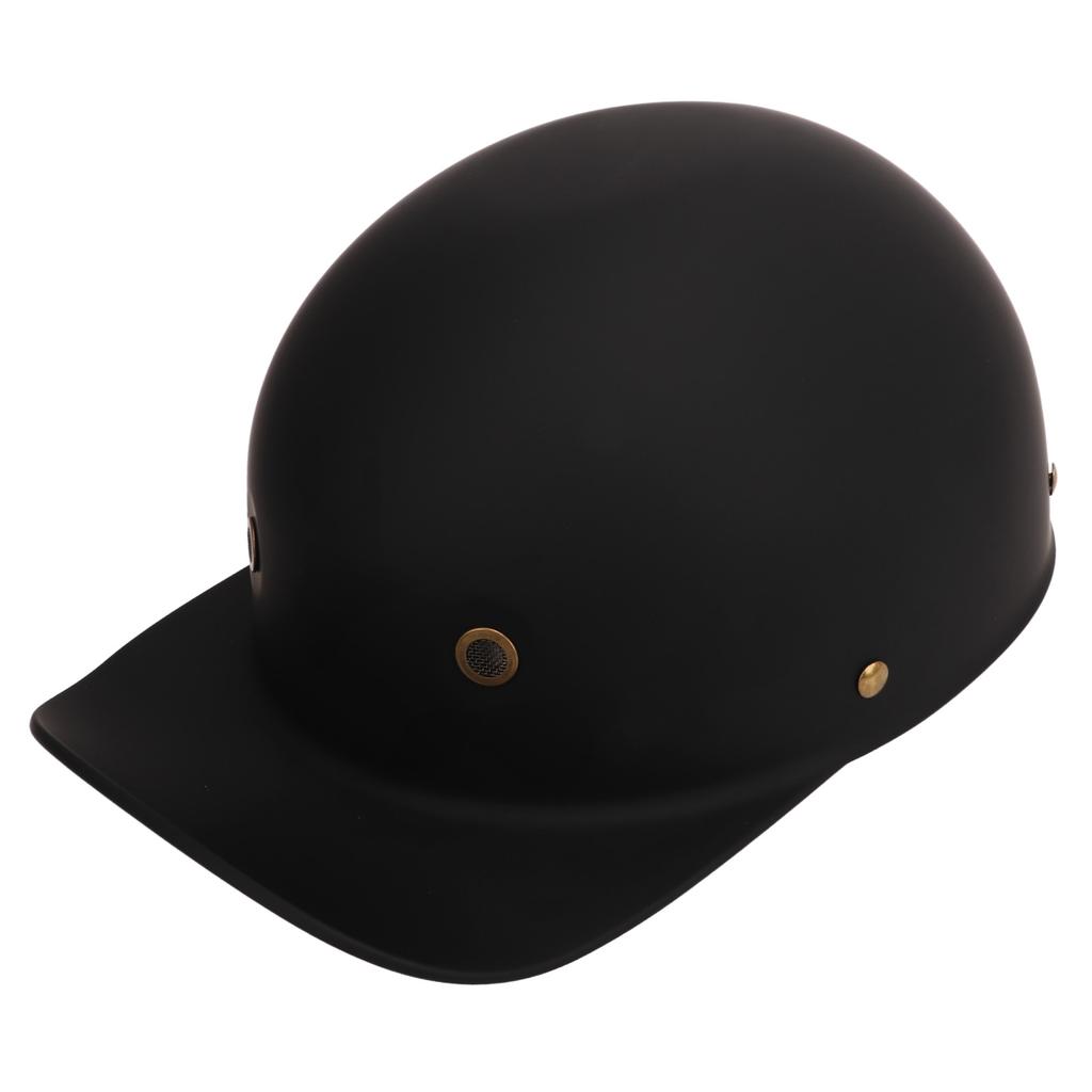 Vintage Open Face Motorcycle Helmet Retro Baseball Cap Half Helmets Men Women for Cruiser Scooter