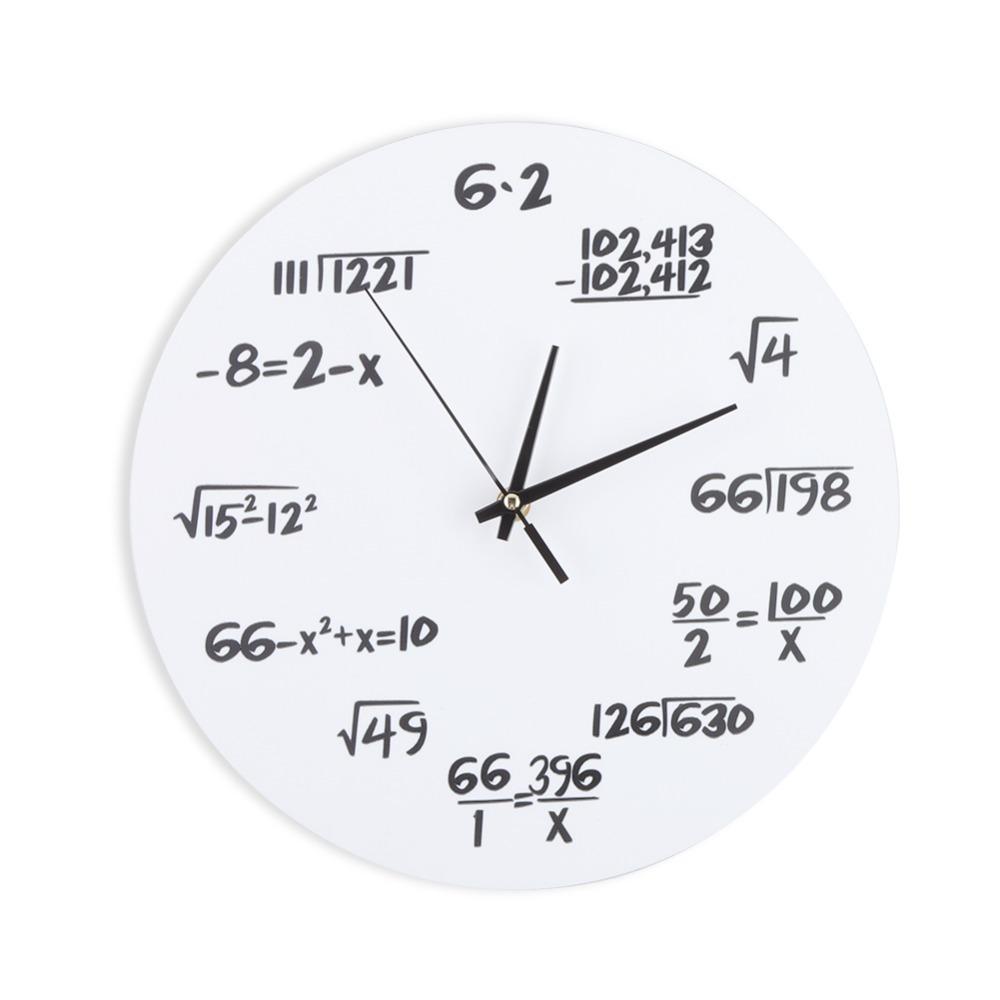 11.81in Circular Acrylic Silent Wall Clock Gloss Acrylic Wall Decor Clock  Bedroom Mounted Clock