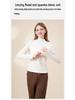 Women's Merino Wool Fleece Base Layer Top for Autumn