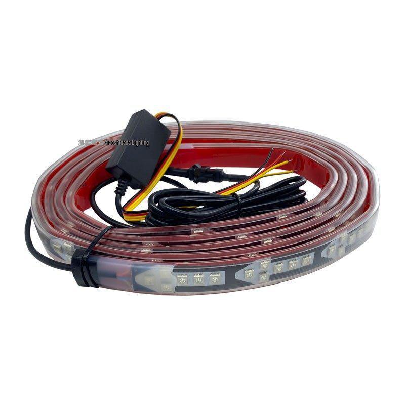 

Multicolor LED Flowing Light for 12V-24V Truck Sun Visor – Arrow Style Anti-Tailgating Streamer