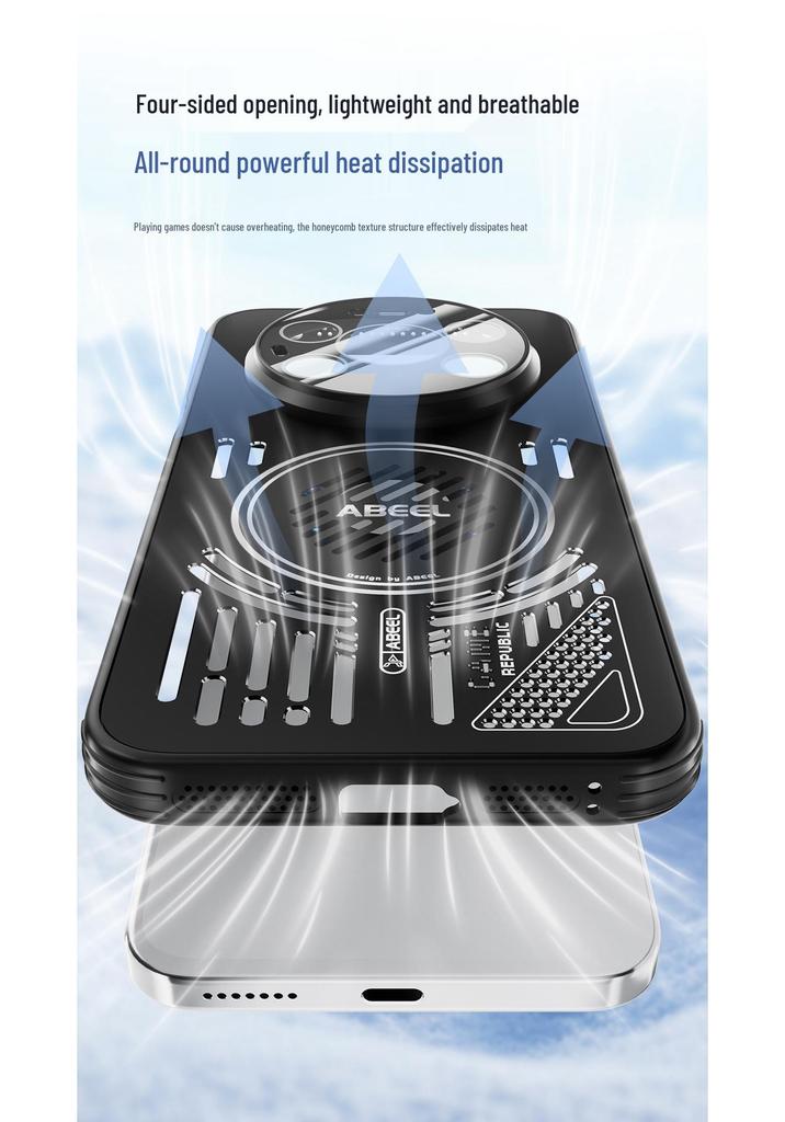 Huawei Mate80 ProMax Magnetic Anti-Fall Breathable Matte Case with Heat Dissipation