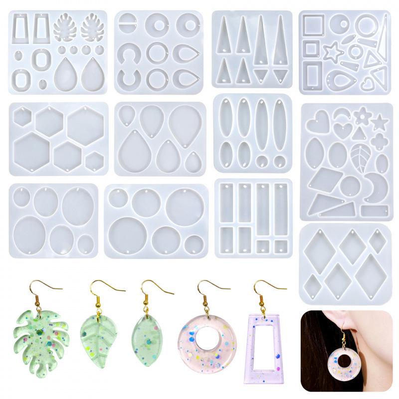 DIY Silicone Mold for Resin Pendant and Earring Ornaments
