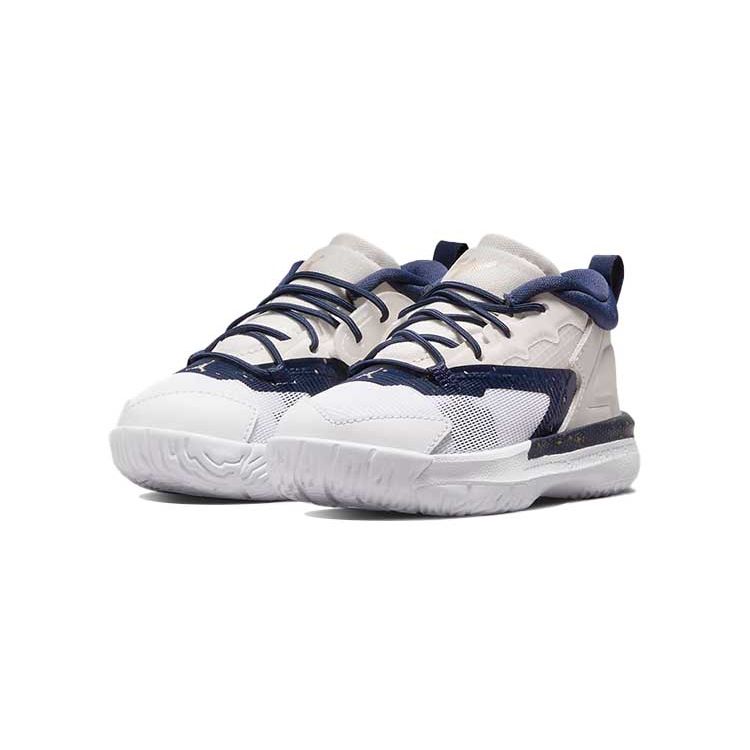 Jordan Zion 1 Anti-Slip Shock Absorption Durable Mid-Top Basketball Shoes Baby sneaker Light-Blue DC2023-241