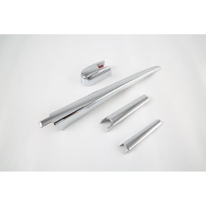 Rear Rain Wiper Window Cover Trim For - Subaru Outback ABS Chrome 4pcs