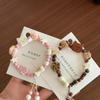 Cute Ceramic Bracelet, High-value Kitten and Puppy, Good Friend, New Couple Girlfriend Woven Hand Rope Does Not Fade