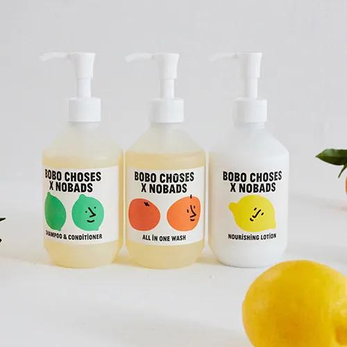 

[Коллаборация Boboshows X Novez] Веселые предметы первой необходимости для ухода Веселые предметы первой необходимости для ухода (Лосьон + Средство для мытья тела 3-в-1 + Шампунь)