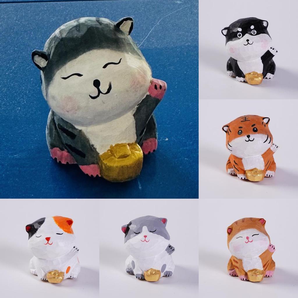 Holztier-Dekoration Geschenk für Kinder Mit Modernem Minimalistischem Design