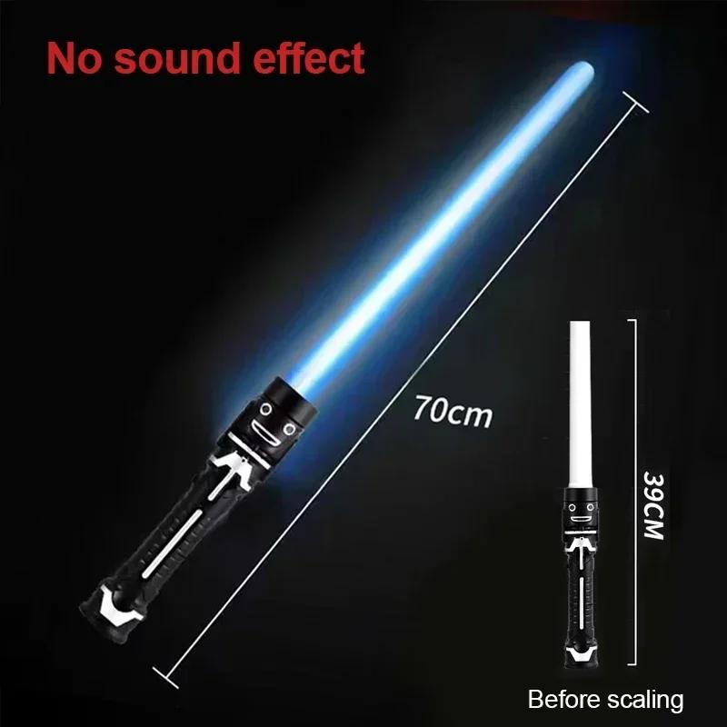 Laser Sword Lightsaber Red And Blue Double Saber Rave Transformation Children'S Gifts Cosplay Plaything Boy Cool Flashing Toys Anime